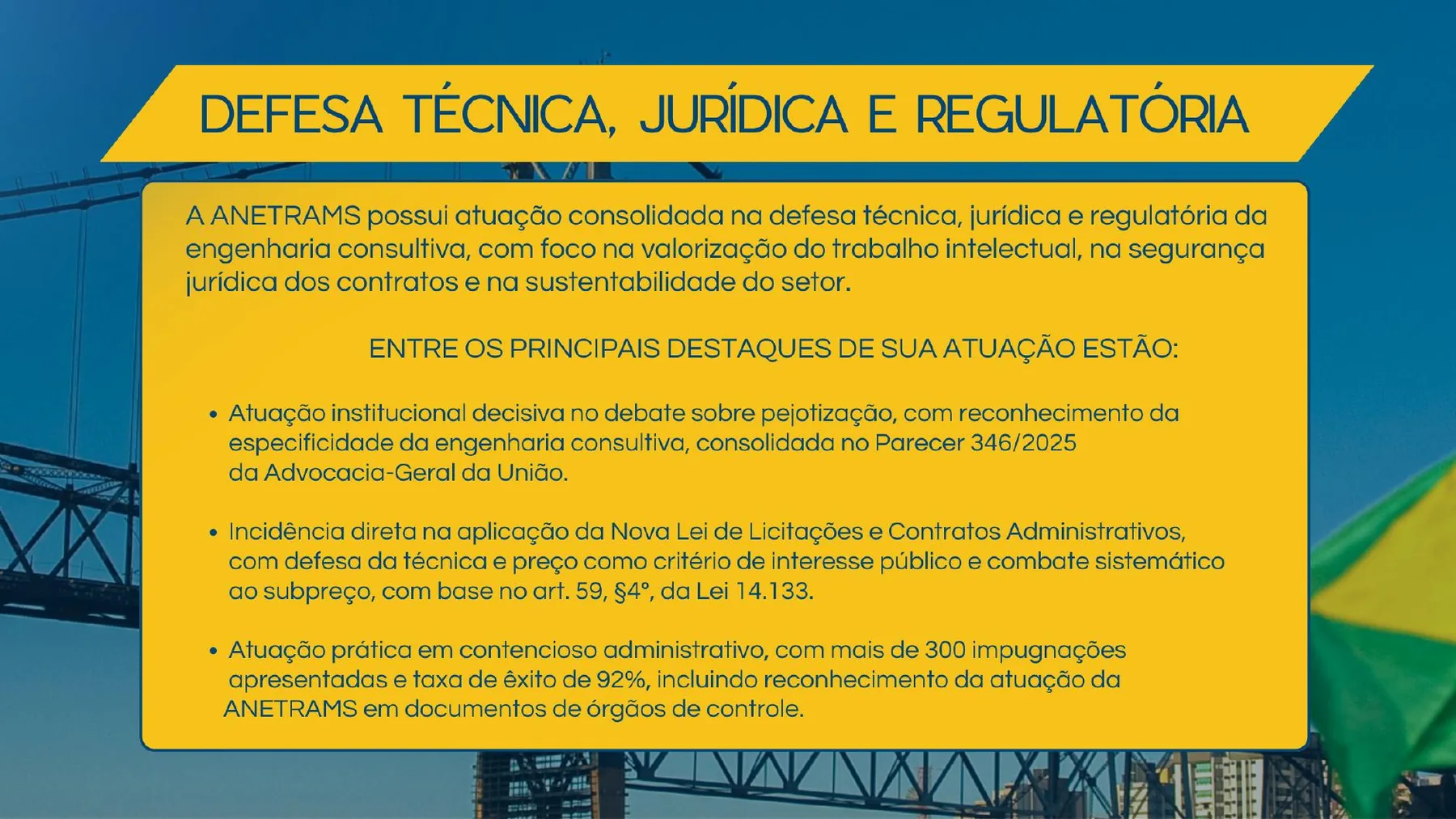 Página 10 do portfólio ANETRAMS