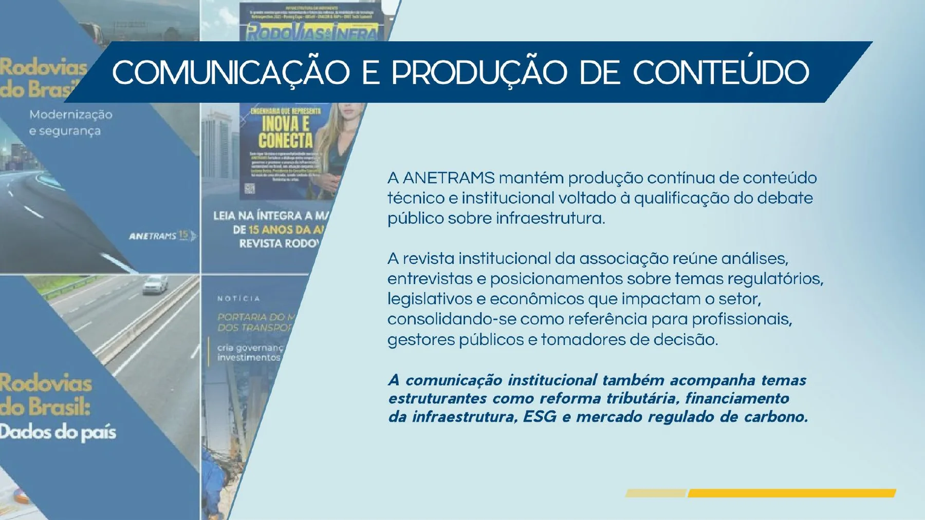 Página 14 do portfólio ANETRAMS