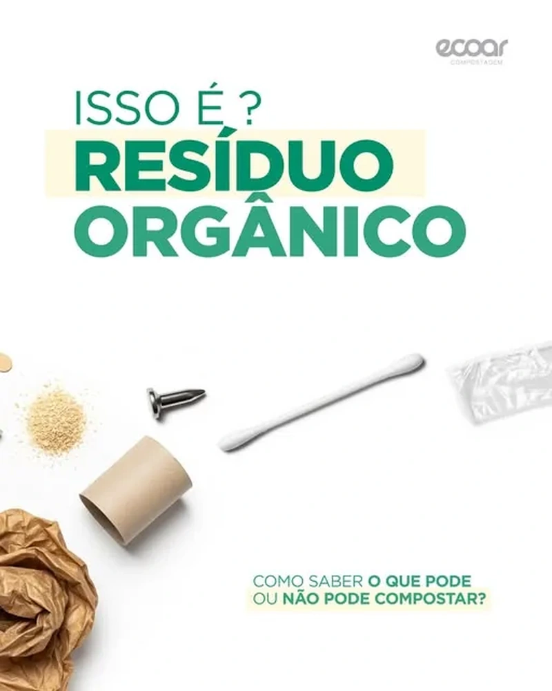 Conteúdo sobre resíduos orgânicos