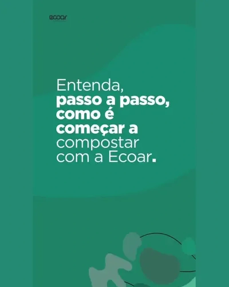 Conteúdo passo a passo para começar a compostar