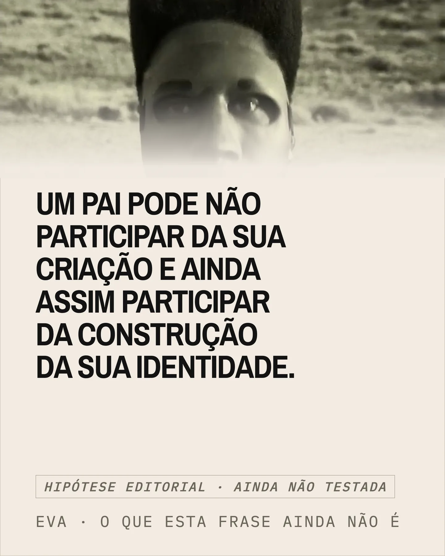Card editorial da Eva com tese e imagem de arquivo