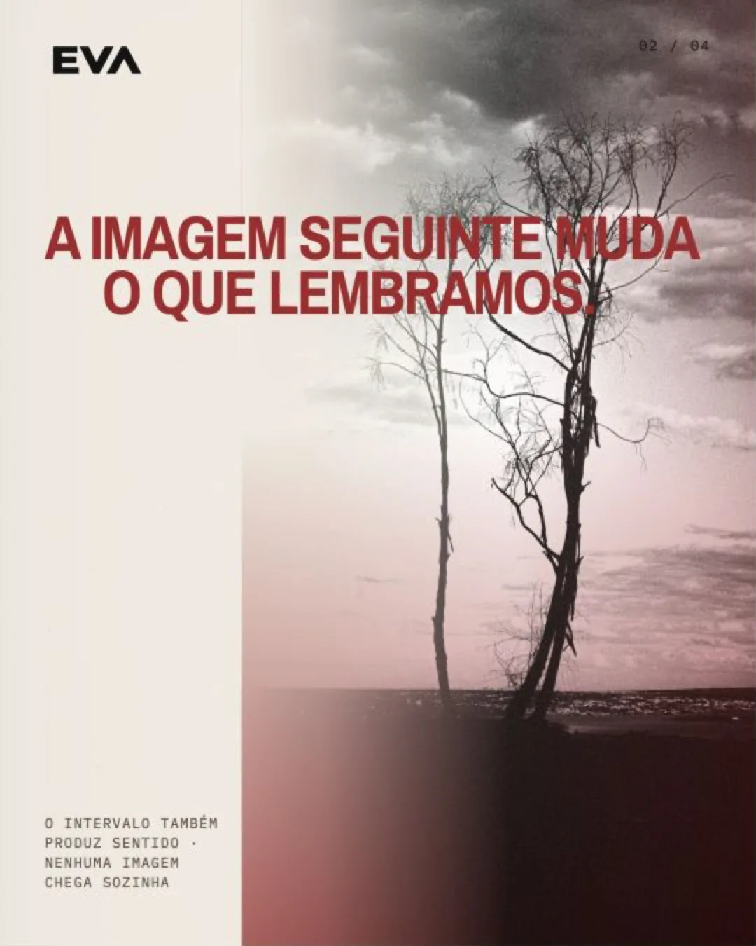 Card da Eva que trata o intervalo como parte da leitura